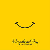 International Day Of Happiness Vector Design