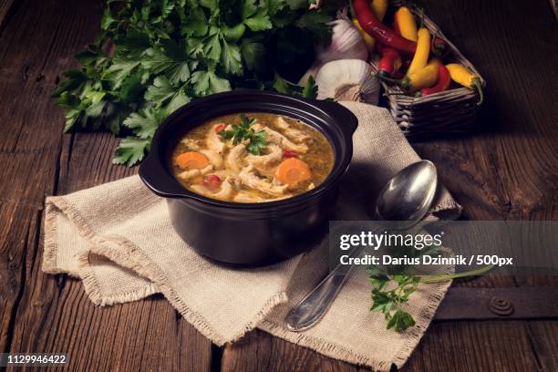 polish flaczki - tripe stock pictures, royalty-free photos & images