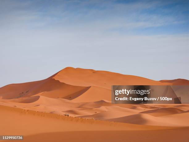 sahara dunes near merzuga - eastern stock-fotos und bilder