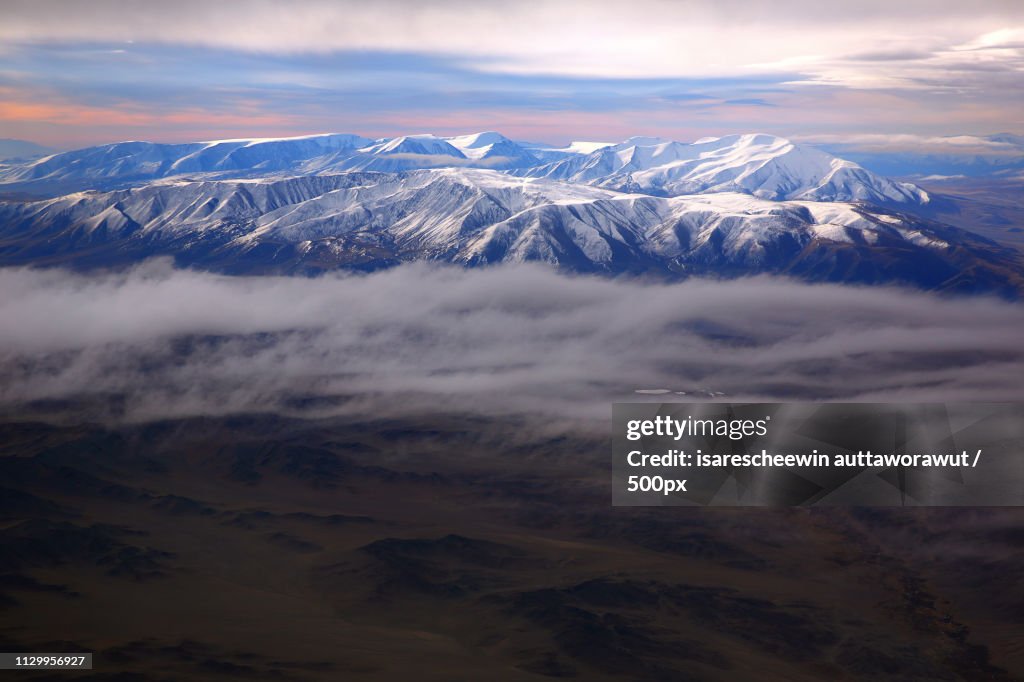 Winter With Landscapes In Western Mongolia2
