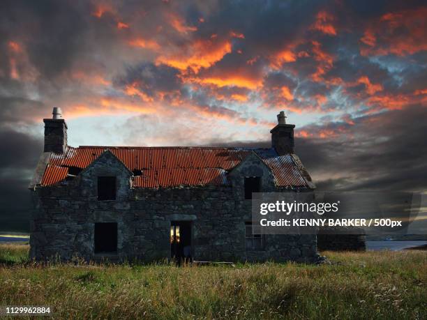 remains of the day - isle of lewis stock pictures, royalty-free photos & images