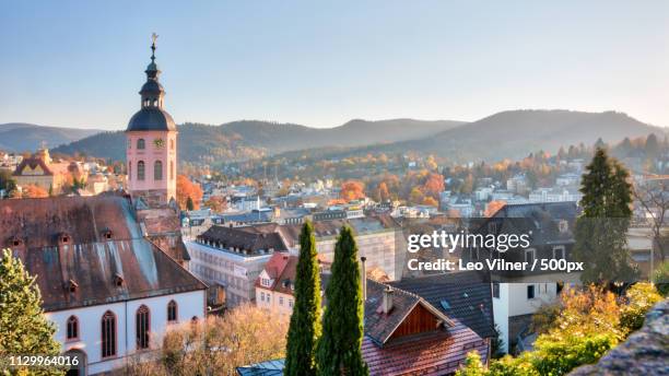 city view - baden baden fotografías e imágenes de stock