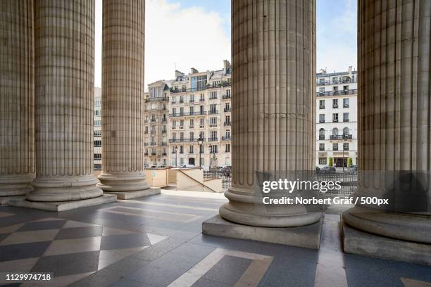 paris, view from the pantheon - latin quarter stock pictures, royalty-free photos & images