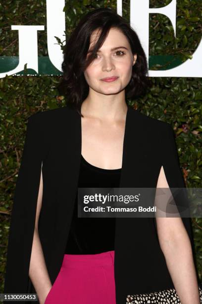 Meganne Young attends the Teen Vogue's 2019 Young Hollywood Party Presented By Snap at Los Angeles Theatre on February 15, 2019 in Los Angeles,...