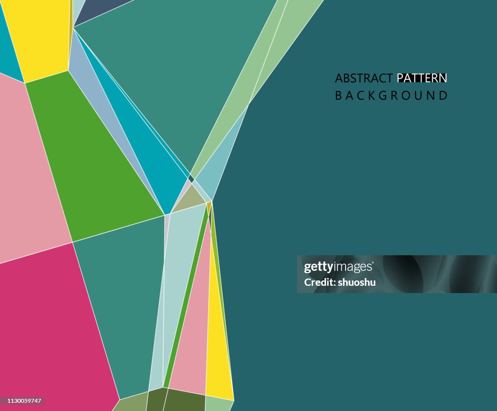 Geometric Shape Color Lump Background For Design High-Res Vector ...