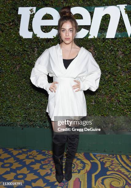 Baby Ariel attends Teen Vogue's Young Hollywood Party, Presented By Snap at Los Angeles Theatre on February 15, 2019 in Los Angeles, California.