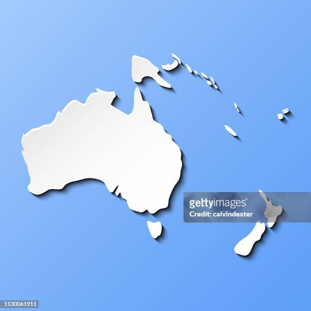 ilustraciones, imágenes clip art, dibujos animados e iconos de stock de mapa continente oceanía australia - australian culture