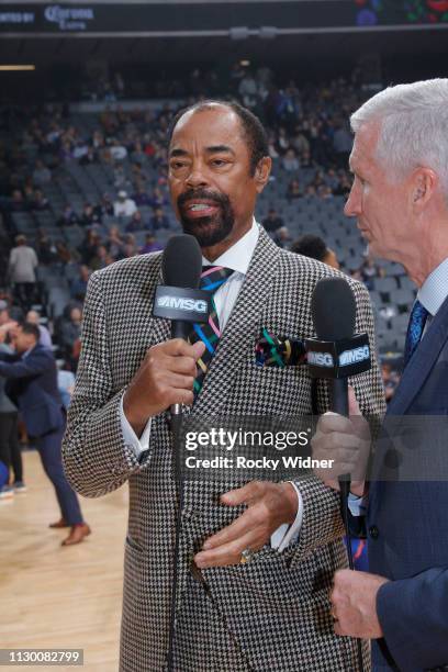 Kings Color Commentator 809 Player Walt Frazier Stock Photos, High-Res Pictures, and Images ...