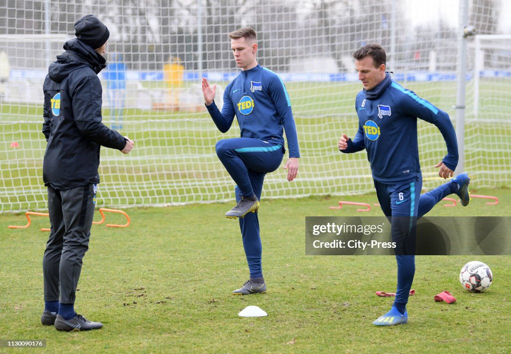 Hertha BSC training session