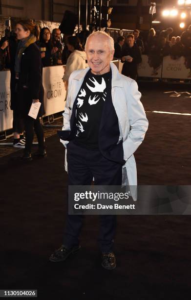 Wayne Sleep attends the UK Premiere of "The White Crow" at The Curzon Mayfair on March 12, 2019 in London, England.