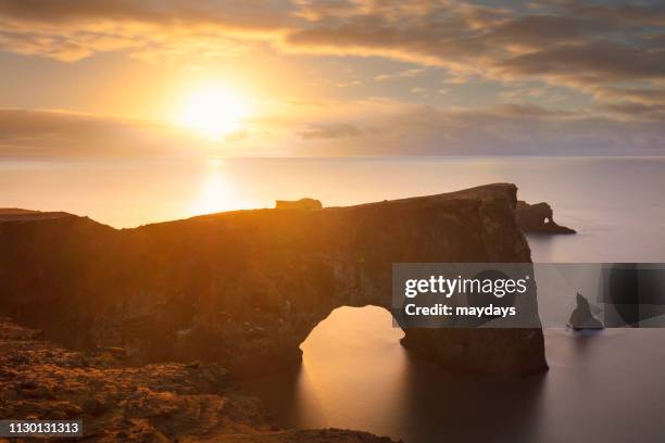 vik i myrdal, iceland - territorio selvaggio stockfoto's en -beelden