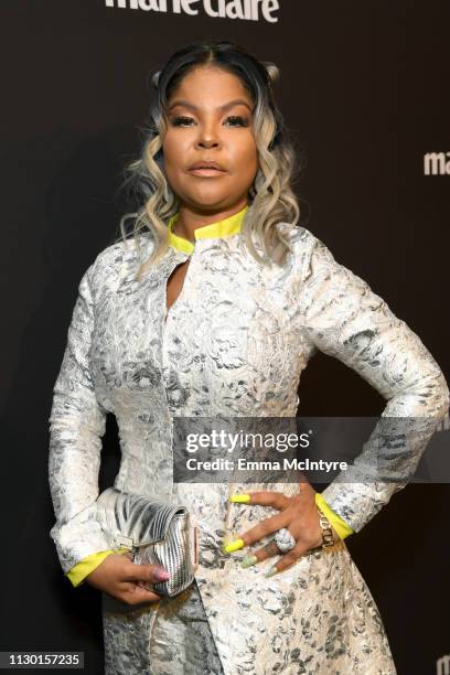 Misa Hylton Brim is seen as Marie Claire honors Hollywood's Change Makers on March 12, 2019 in Los Angeles, California.