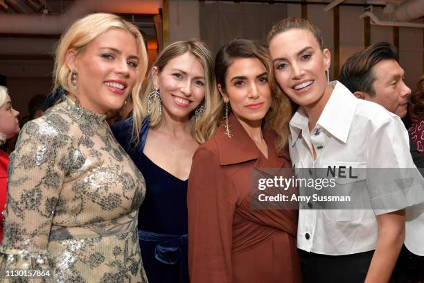 Busy Philipps, guest, Nikki Reed, and Elizabeth Chambers are seen as Marie Claire honors Hollywood's Change Makers on March 12, 2019 in Los Angeles,...