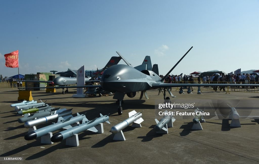 Heavy Military Drones Seen In Zhuhai, China