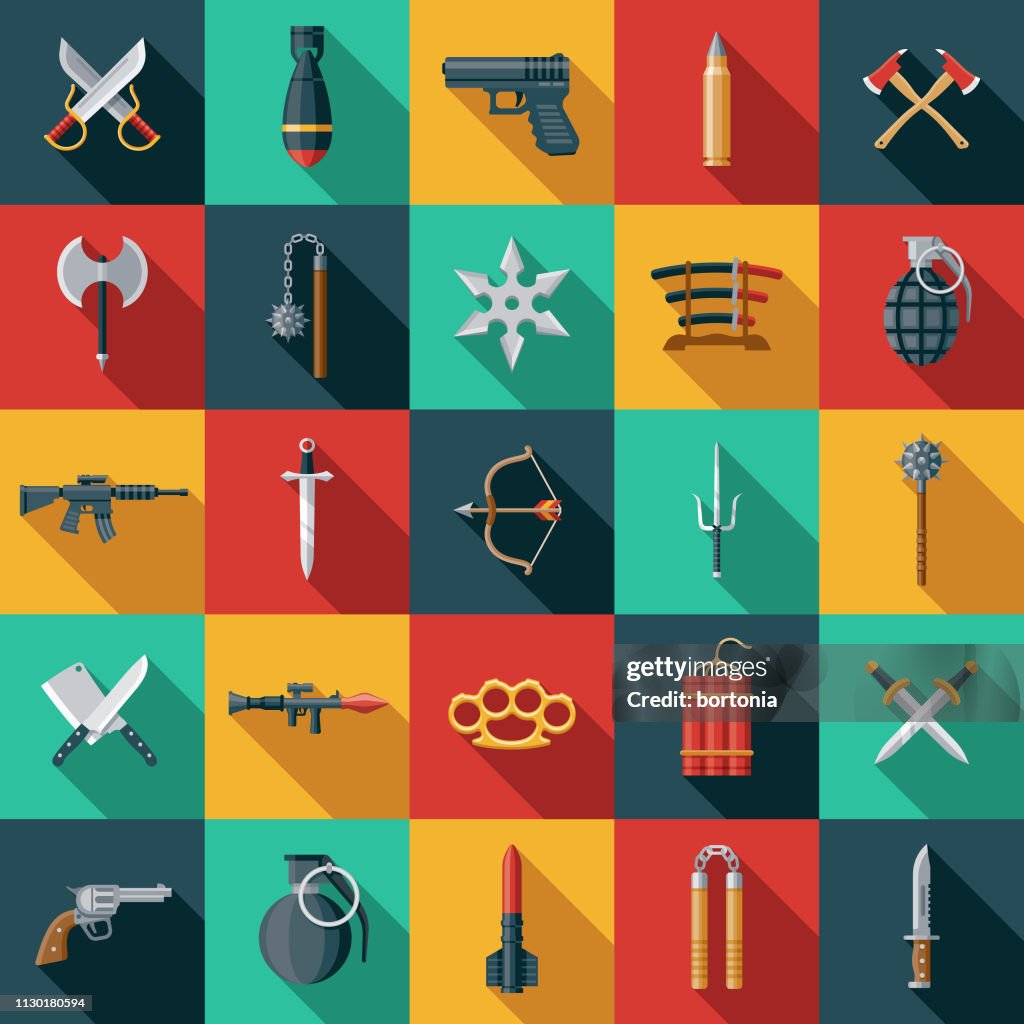 Weapons Icon Set