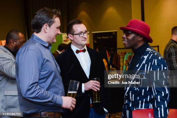 General view of atmosphere at the House of iKons show during London Fashion Week February 2019 at the Millennium Gloucester London Hotel on February...