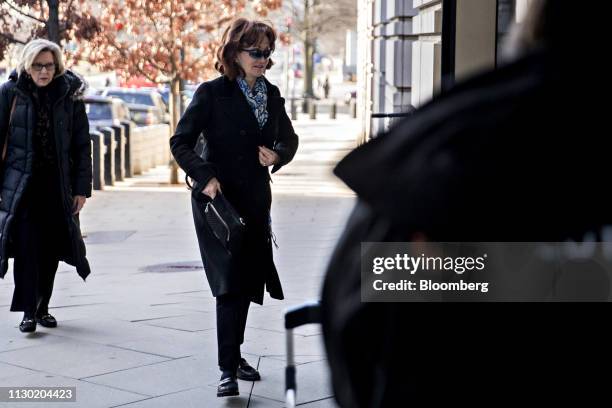 Kathleen Manafort, wife of former Donald Trump Campaign Manager Paul Manafort, arrives to federal court in Washington, D.C., U.S., on Wednesday,...