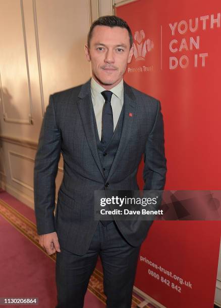 Luke Evans attends The Prince's Trust, TKMaxx and Homesense Awards at The London Palladium on March 13, 2019 in London, England