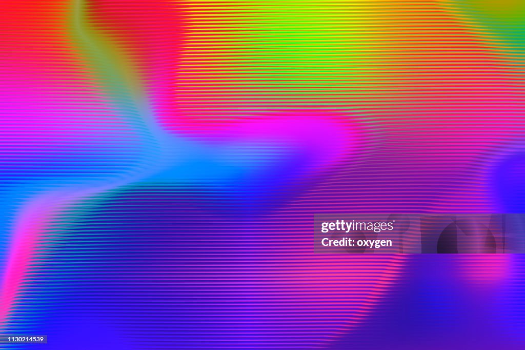 Fluid color shapes. Abstract colorful background: Fuchsia to yellow