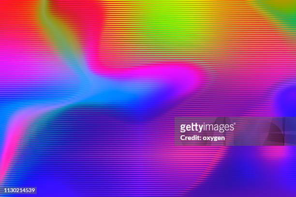 fluid color shapes. abstract colorful background: fuchsia to yellow - neon colored 個照片及圖片檔