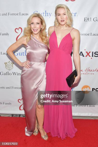 Kim and Ashley Campbell attend The Open Hearts Foundation's 2019 Open Hearts Gala at SLS Hotel on February 16, 2019 in Beverly Hills, California.