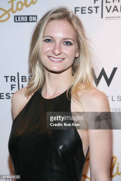 Sorel Carradine attends the after party for "The Good Doctor" premiere during the 10th annual Tribeca Film Festival at The W Hotel New...