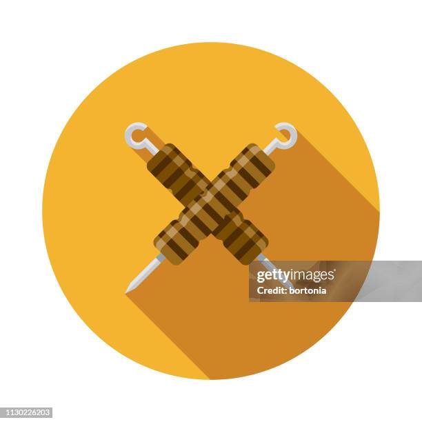 kefta morocco icon - moroccan food stock illustrations