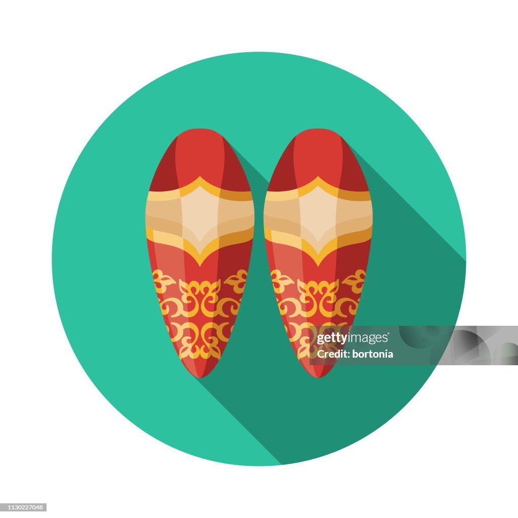 Icono de babouche (zapatillas marroquís)