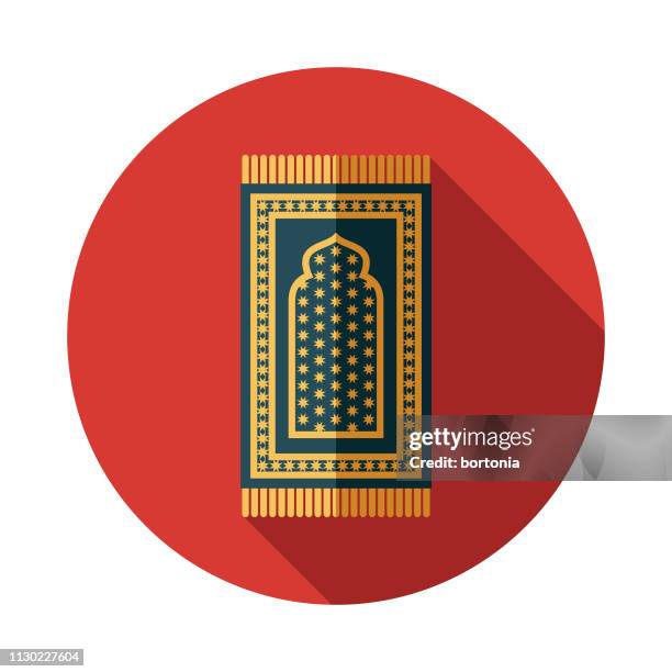 gebetsteppich-marokko-symbol - gold moroccan rug stock-grafiken, -clipart, -cartoons und -symbole