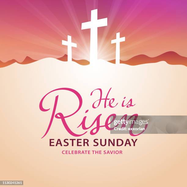 ostersonntag - ostersonntag stock-grafiken, -clipart, -cartoons und -symbole