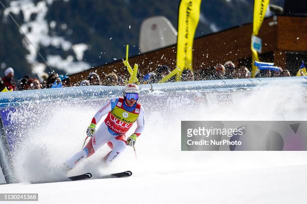 Beat Feuz of Switzerland Ski Team, during Mens Downhill Audi FIS Ski World Cup Race, on March 13, 2019 in El Tarter, Andorra.