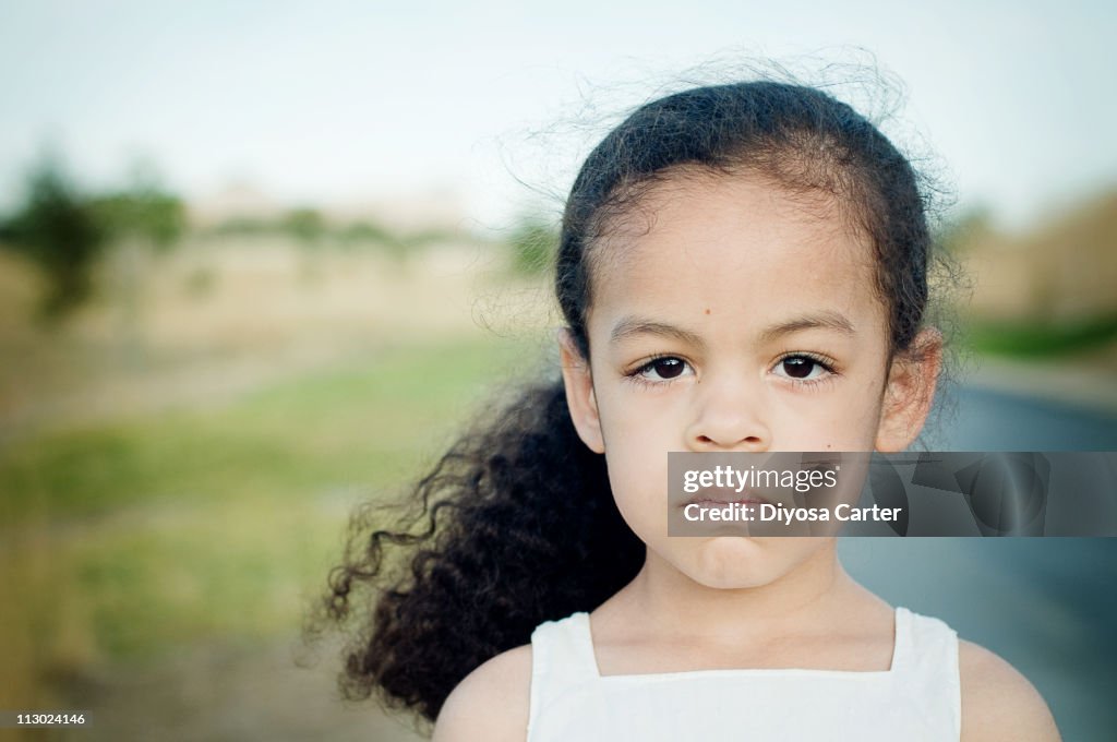 Child on path