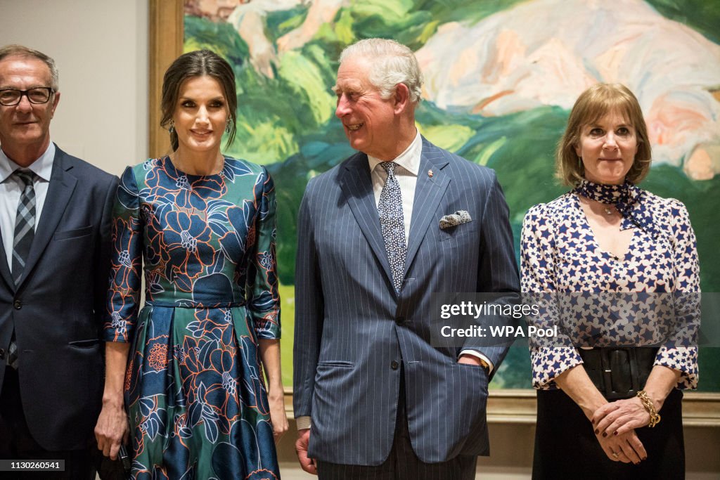 Royals Attend The Opening Of "Sorolla: Spanish Master of Light" At The National Gallery