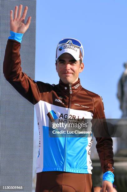 Podium / Tony Gallopin of France and Team AG2R La Mondiale / Celebration / during the 4th Tour de La Provence 2019, Stage 4 a 173,3km race from...