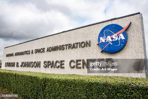 houston space center sign - houston texas space stock pictures, royalty-free photos & images