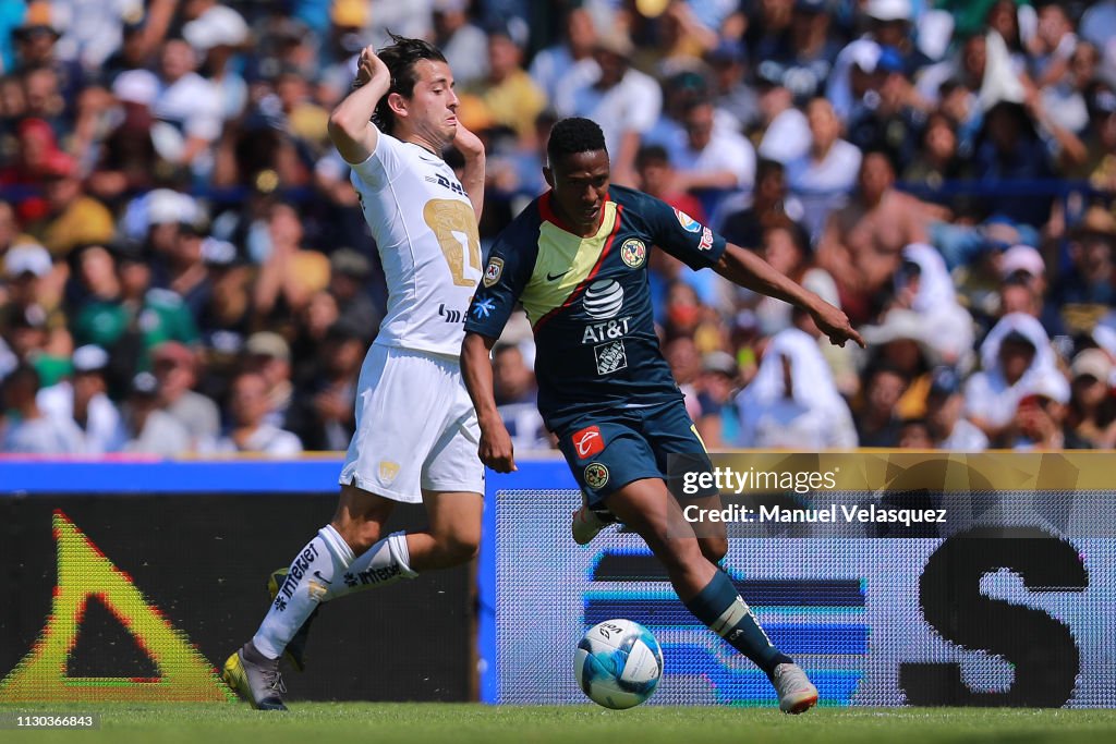 Pumas UNAM v America - Torneo Clausura 2019 Liga MX