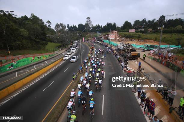 Landscape / Peloton / Fans / Public / Medellín City / during the 2nd Tour of Colombia 2019, Stage 6 a 173,8km stage from El Retiro to Alto Las Palmas...