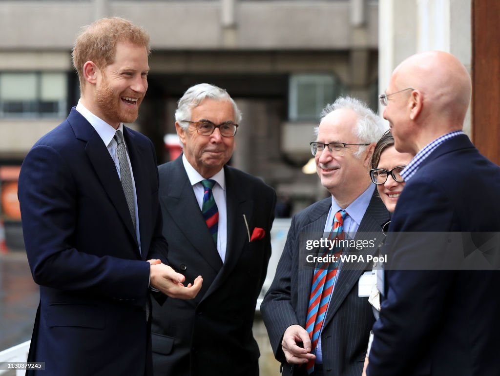 The Duke Of Sussex Attends Veteran's Mental Health Conference