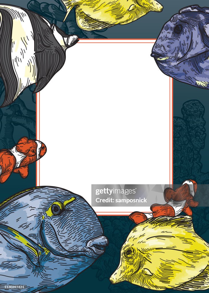 Tropical Fish Invitation Template