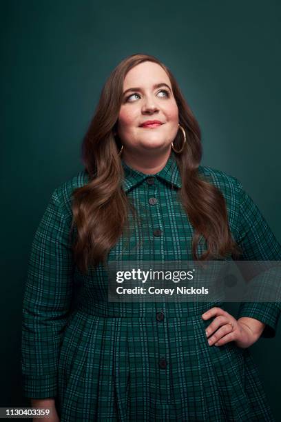 Aidy Bryant of Hulu's "Shrill" poses for a portrait during the 2019 Winter TCA at The Langham Huntington, Pasadena on February 11, 2019 in Pasadena,...