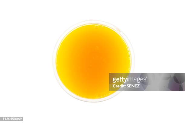 directly above shot of orange juice - orange juice stock pictures, royalty-free photos & images