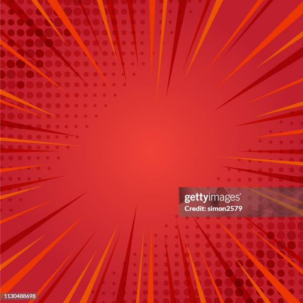 starbursts with color background - pop art stock illustrations