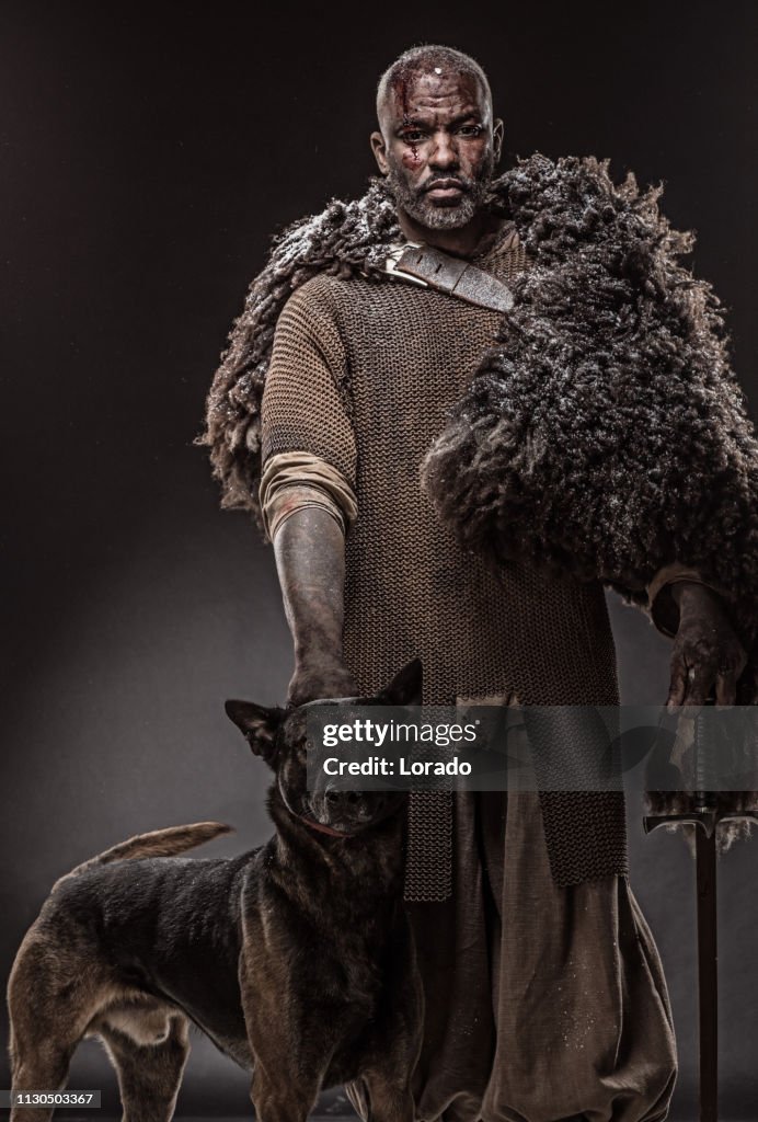 Black male Viking