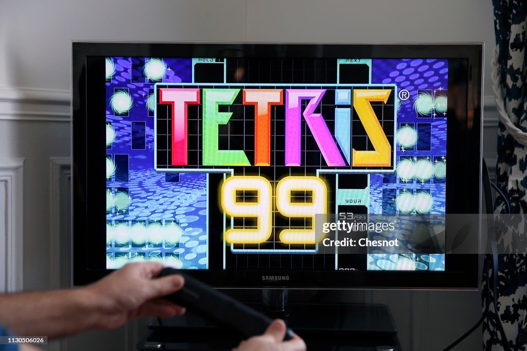 Tetris 99 Video Game: Illustration In Paris