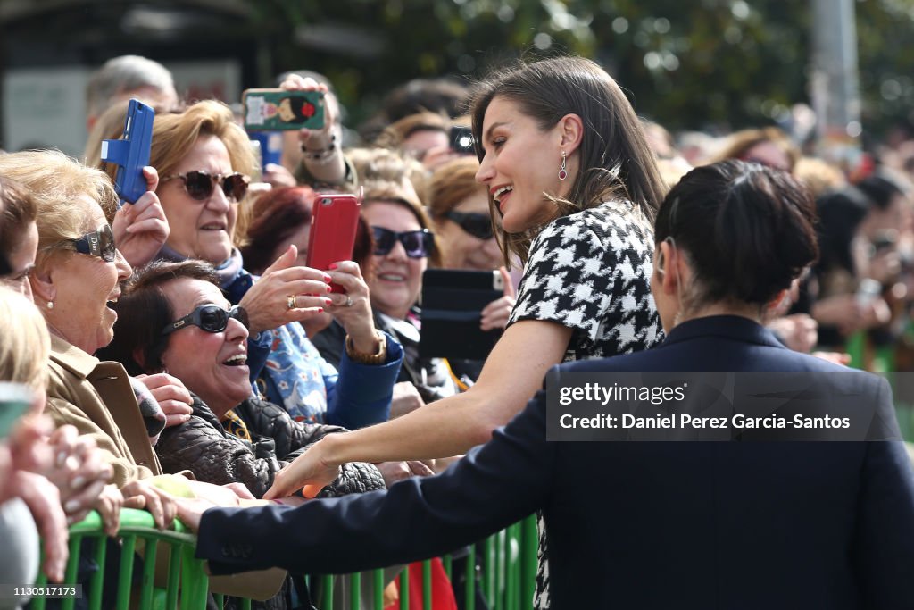 Spanish Royals Attend 'Bellas Artes' Golden Medal Awards