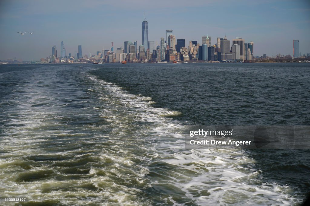Mayor Bill De Blasio Announces Plan To Protect Lower Manhattan From Storms And Rising Seas