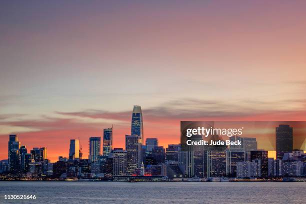 san francisco from treasure island - treasure island san francisco stock pictures, royalty-free photos & images