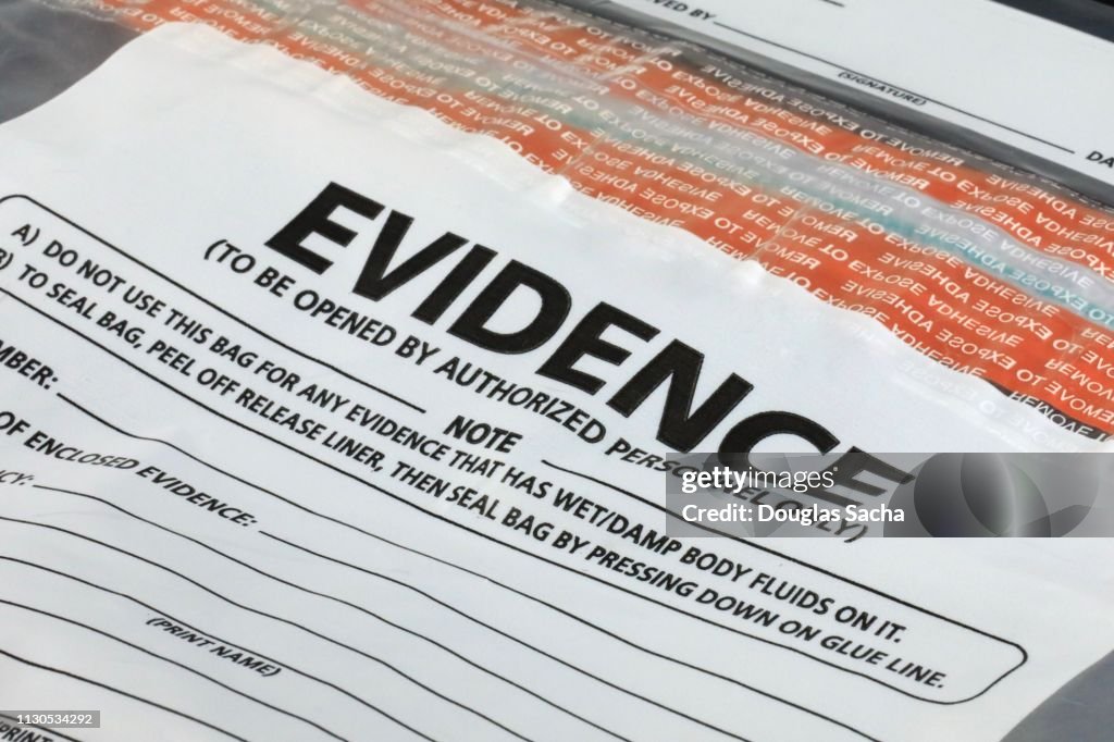 Evidence Container For Crime Scene Investigation High-Res Stock Photo ...