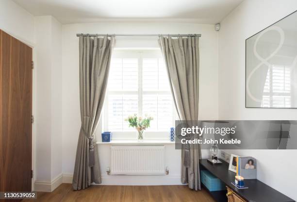 property interiors - the curtain stockfoto's en -beelden