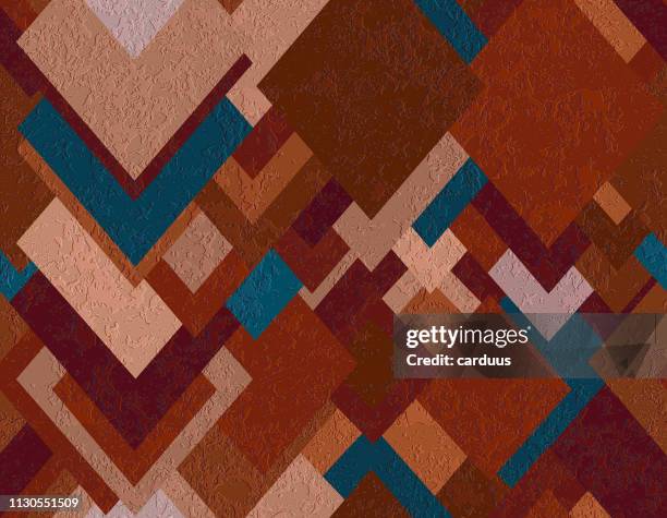 seamless patchwork grunge wallpaper - patch texture stock illustrations
